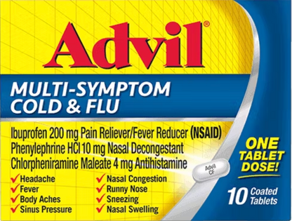Advil Cold & Flu Multi-symptom, 20 tablets