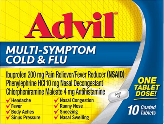 Advil Cold & Flu Multi-symptom, 20 tablets