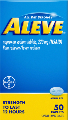 Aleve, 50 caplets
