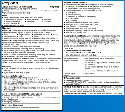 Aleve Headache Pain, 24 tablets