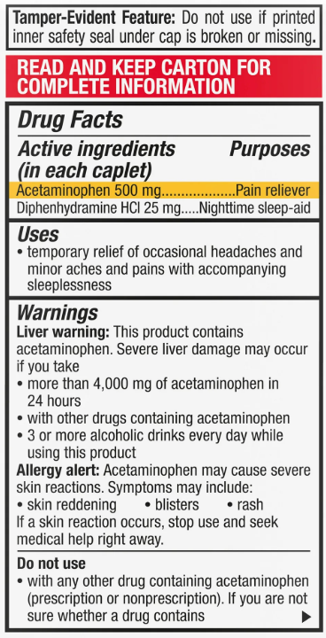 Panadol PM, 24 Caplets